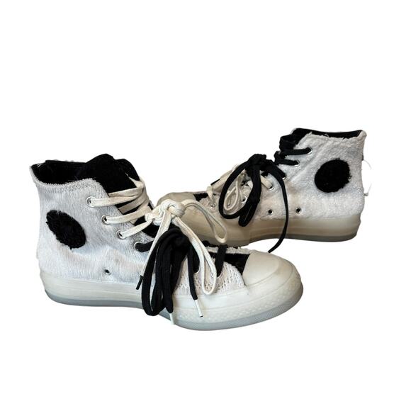 RARE COLLECTOR Converse x CLOT Chuck 70 – Giant Panda High Top – Women’s 9.5 - Picture 2 of 9